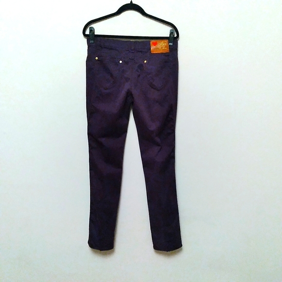 LOVE MOSCHINO Purple Straight Pants, size 31 - Picture 1 of 8